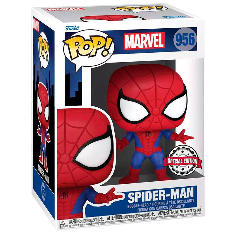 Figura POP Marvel Spider-man Spiderman Exclusive Frikytopia