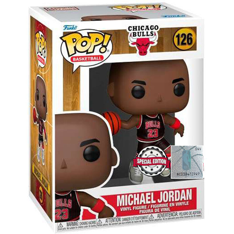 Figura POP NBA Chicago Bulls Michael Jordan With Jordans Frikytopia