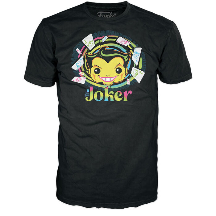 Set Figura POP Tee DC Comics Batman Joker Exclusive Talla M