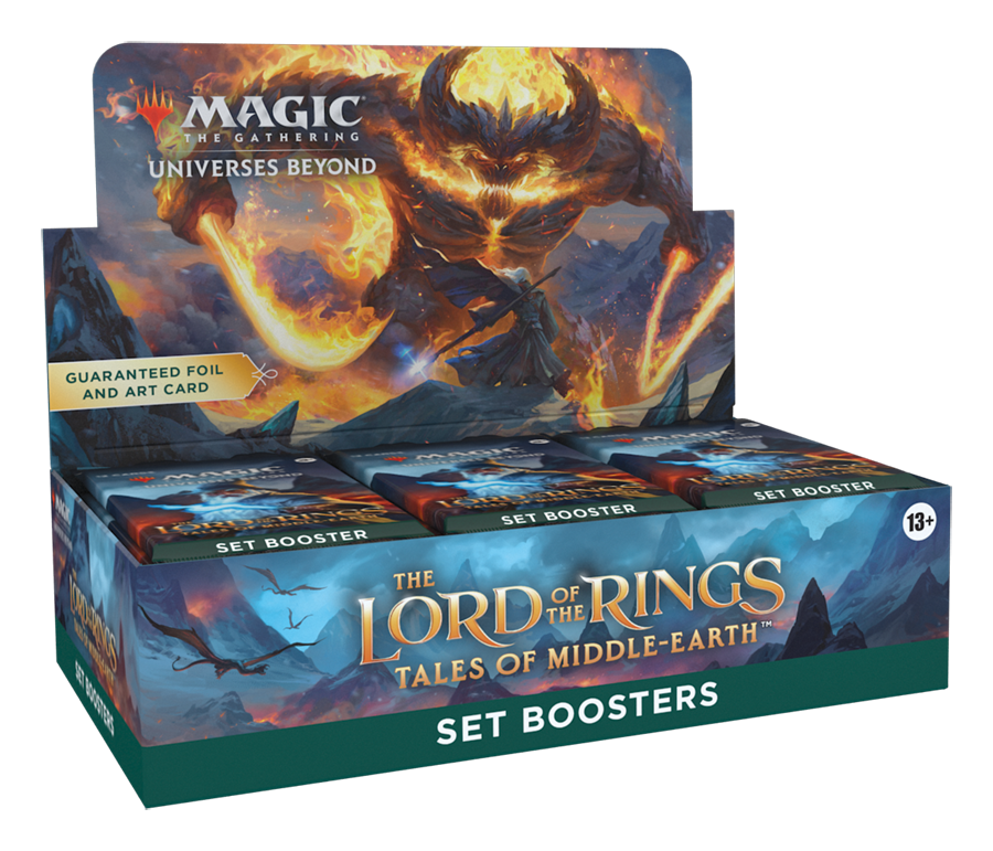 Caja de cartas magic the gathering set boosters lord of the rings tales Frikytopia
