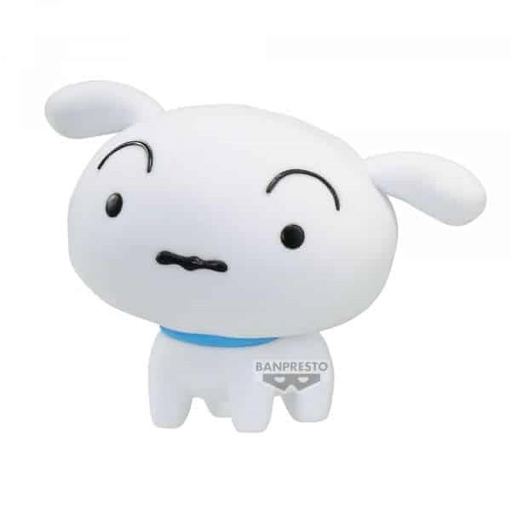 Figura banpresto crayon shinchan fluffy puffy shiro nevado ver a 8cm Frikytopia