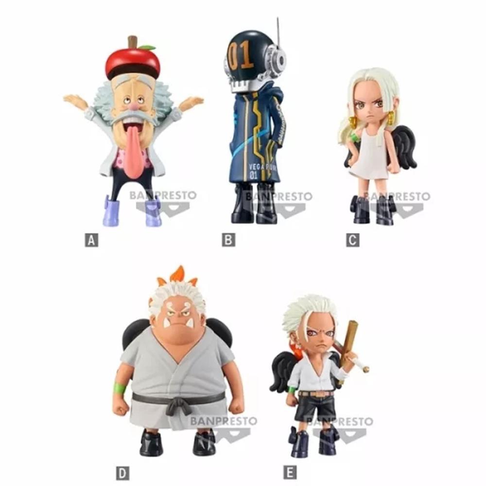 Figura banpresto one piece world collectable egg head 4 unidad aleatoria 7cm