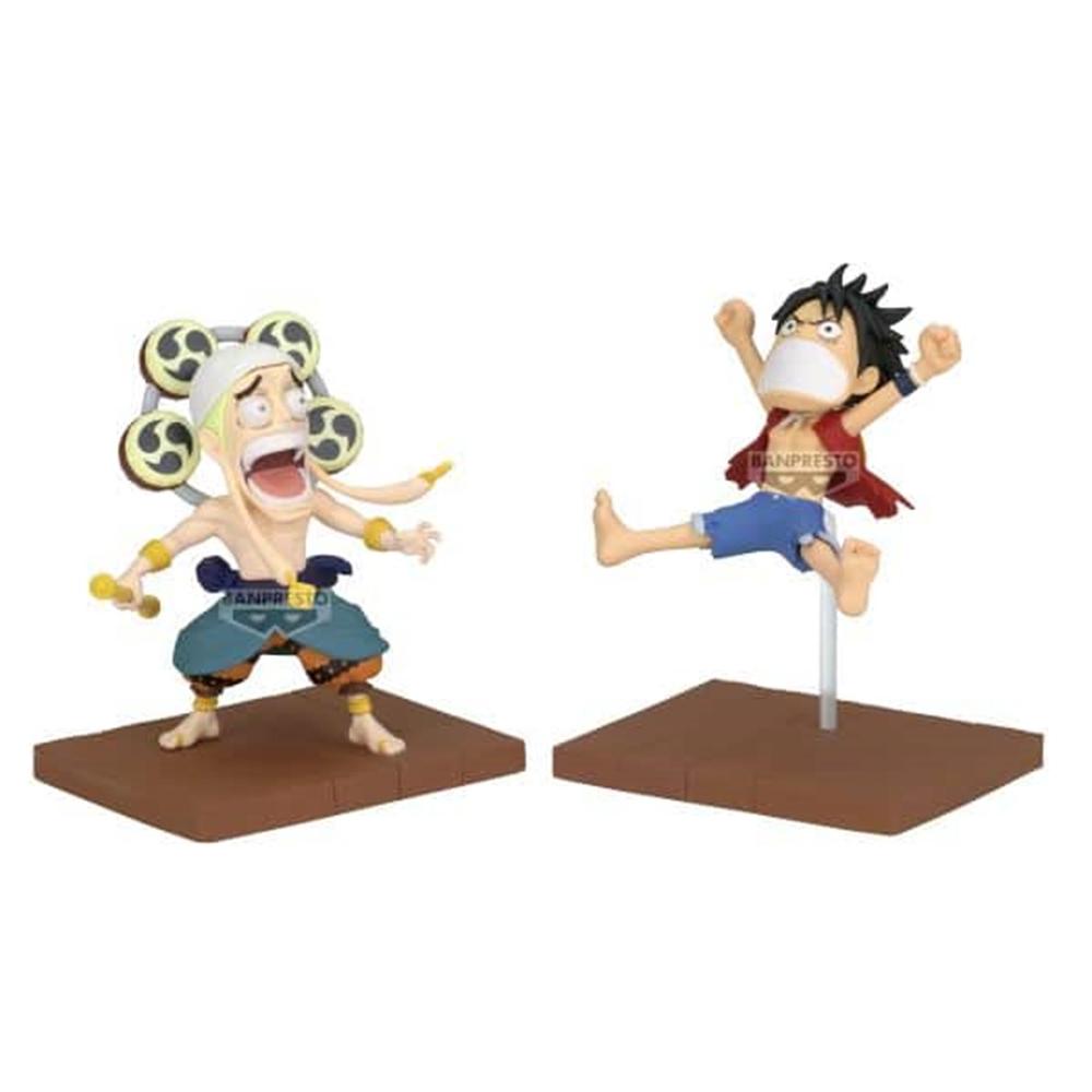 Figura banpresto one piece world collectable figure log stories luffy Frikytopia