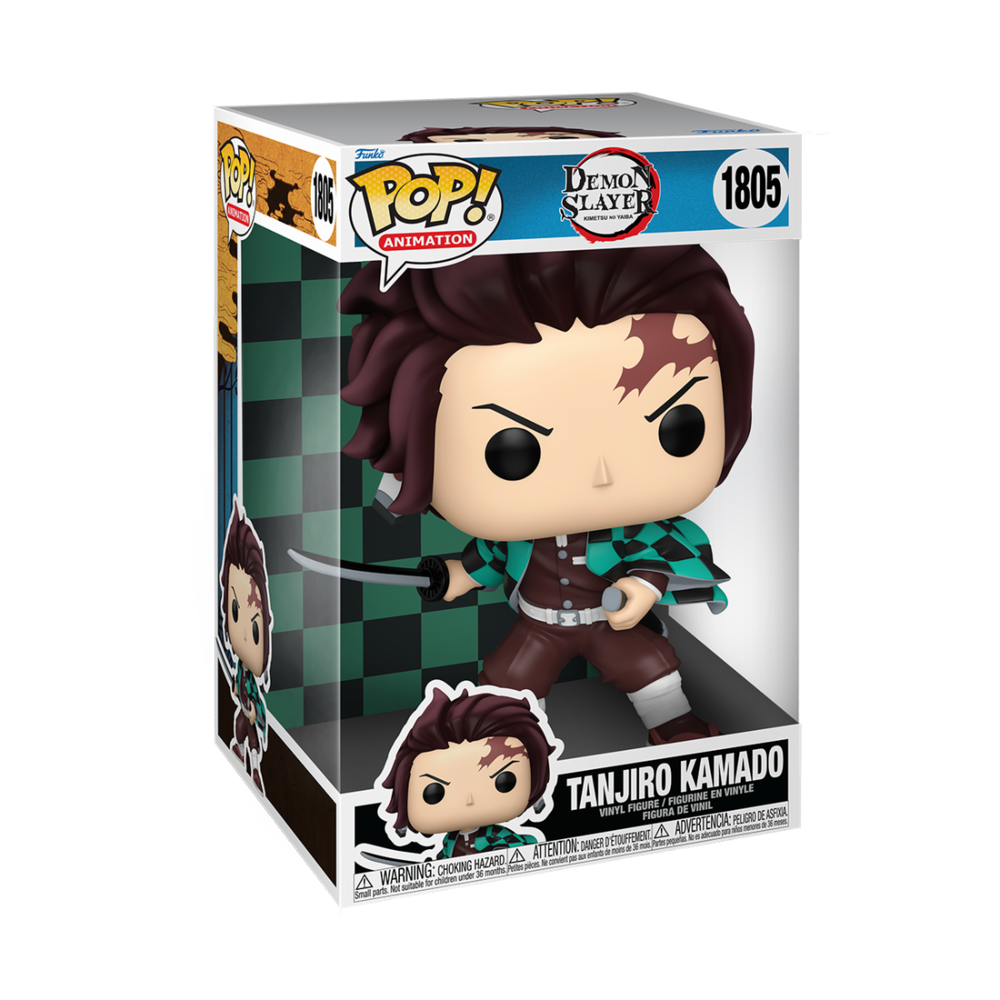 Demon Slayer Super Sized Jumbo POP Vinyl Tanjiro Kamado Funko Frikytopia