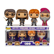 Funko Pop! Funko pack 4 figuras harry hermione dumbledore ron — HARRY POTTER