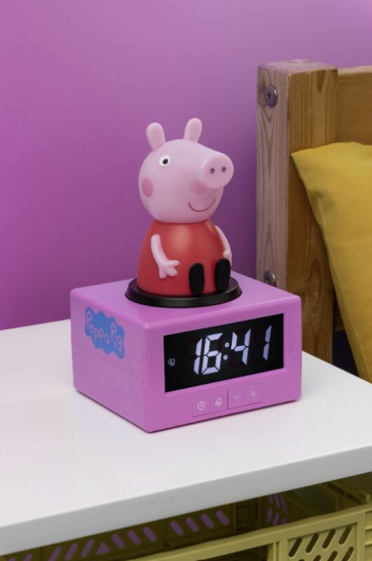 Reloj Despertador Peppa Pig con Cable USB Paladone Frikytopia