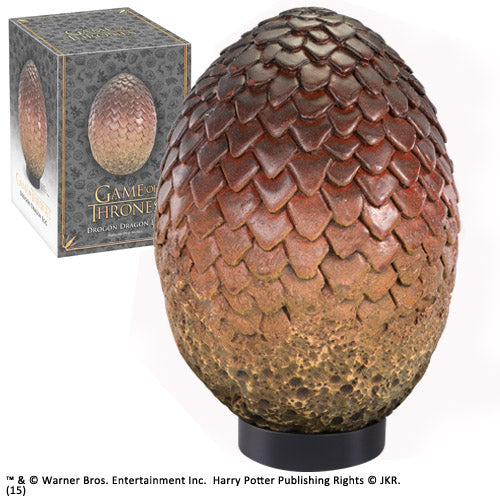 Replica The Noble Collection Juego de Tronos Huevo Dragon Drogon 20cm Frikytopia
