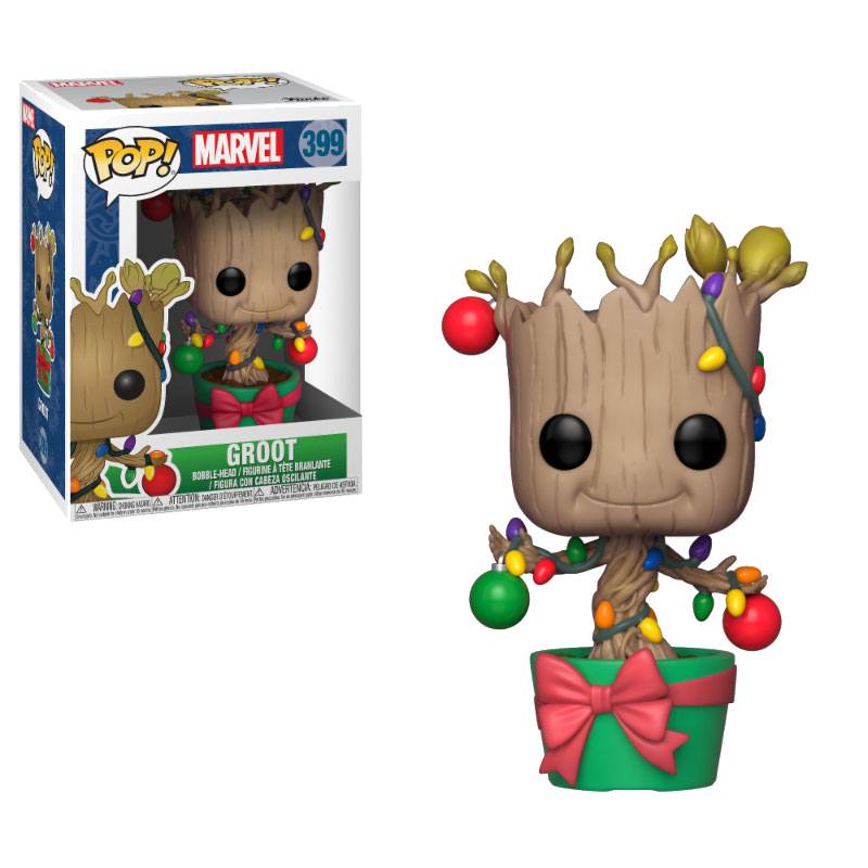 Figura POP Marvel Holiday Groot with Lights and Ornaments Frikytopia