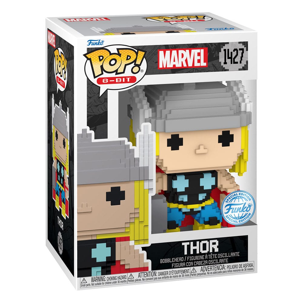 Marvel POP 8-Bit Vinyl Figura Thor 9cm
