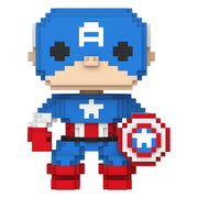 Marvel POP 8-Bit Vinyl Figura Captain America 9cm