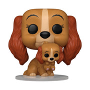 Figura POP Disney La Dama y el Vagabundo Lady with Puppy 9cm