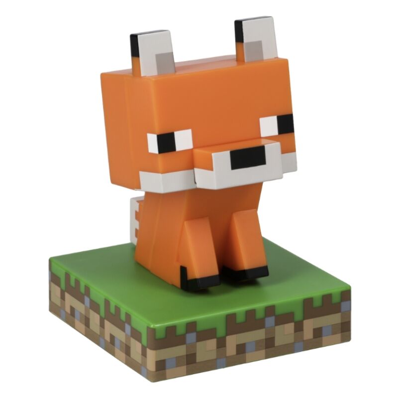 Lampara Icons Fox Minecraft 11 cm Frikytopia