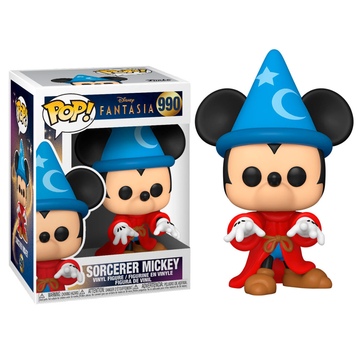 Figura POP Disney Fantasia 80th Sorcerer Mickey Frikytopia