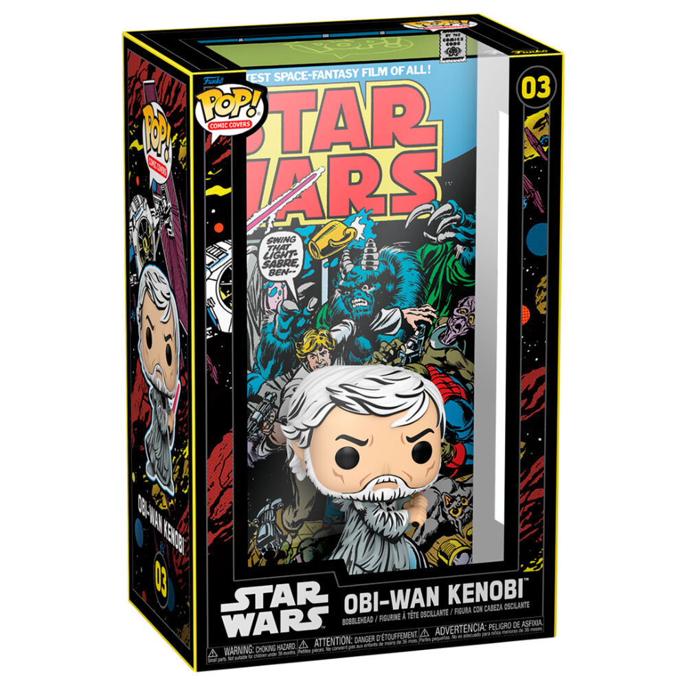 Star Wars POP! Comic Cover Vinyl Figura Obi-Wan 9 cm Frikytopia