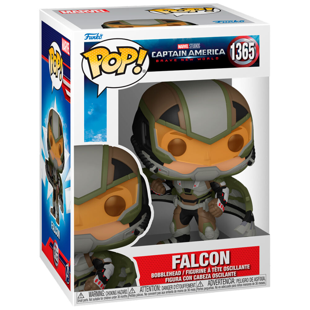 Captain America Brave New World Figura POP! Movies Vinyl Falcon 9 cm Frikytopia