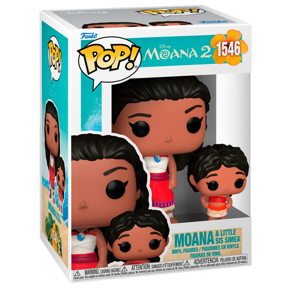 Moana 2 Figura POP! & Buddy Vinyl Moana & Little Sis 9 cm Frikytopia