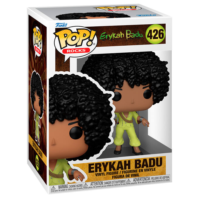 Erykah Badu POP! Rocks Vinyl Figura Erykah Badu(Essence Awards) 9 cm Frikytopia