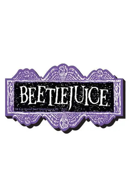 BEETLEJUICE LOGO Imán