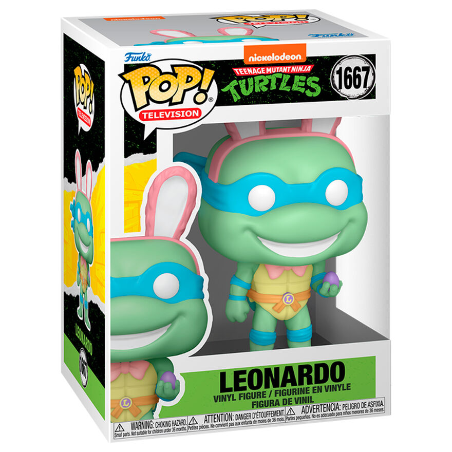 Tortugas Ninja Figura POP! Vinyl Easter 2025 Leo 9 cm Frikytopia