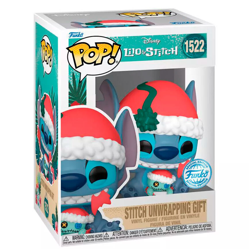 Figura POP Disney Lilo & Stitch - Stitch Unwrapping Gift Frikytopia