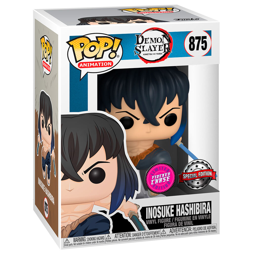 Figura POP Demon Slayer Kimetsu no Yaiba Inosuke Hashibira Exclusive Chase Frikytopia