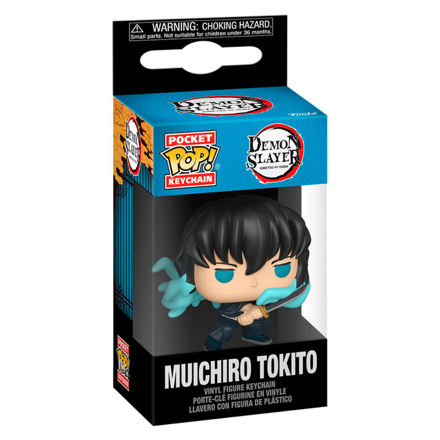 Llavero Pocket POP Demon Slayer Kimetsu no Yaiba Muichiro Tokito Frikytopia