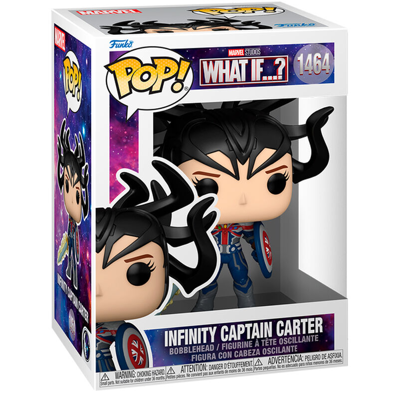 Figura POP Marvel What IF Infinity Captain Carter Frikytopia