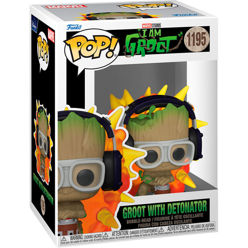 Figura POP Marvel I am Groot - Groot with Detonator Frikytopia