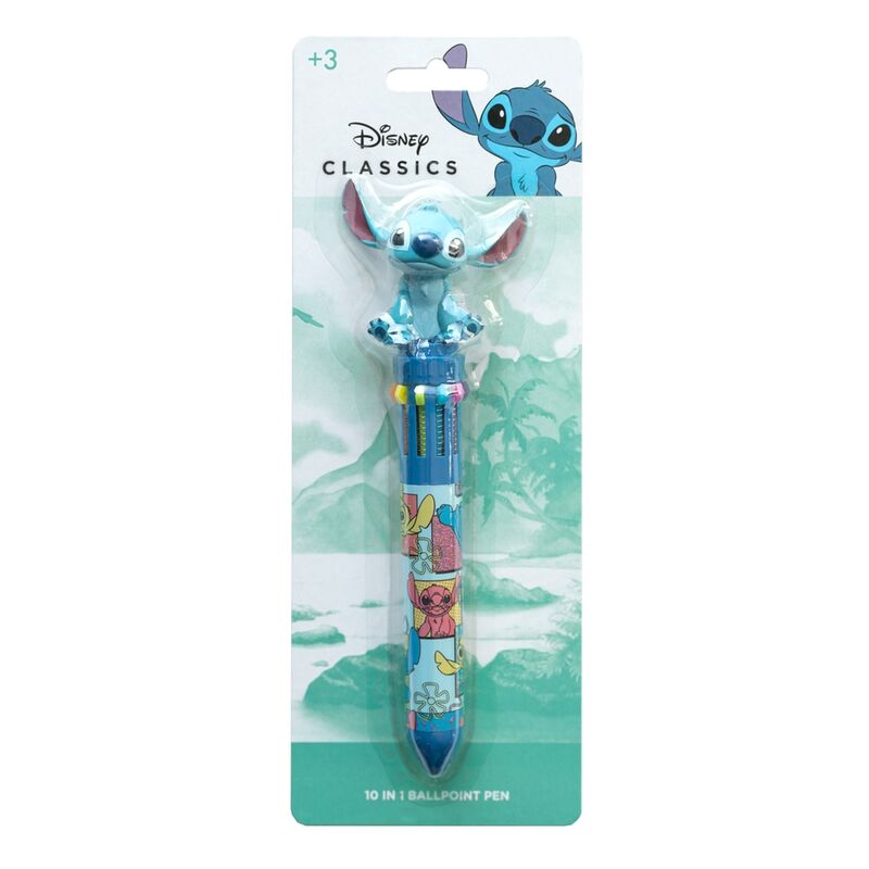 Boligrafo 3D 10 colores Stitch Disney Frikytopia