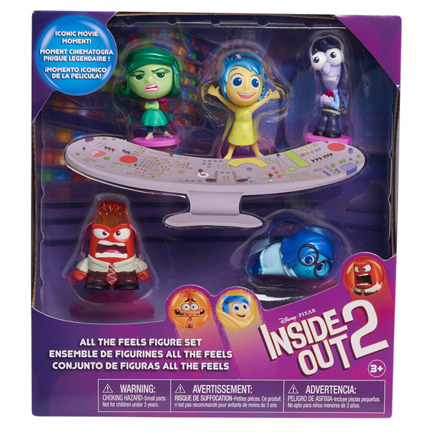 Blister 5 figuras Del Reves 2 Disney Pixar Frikytopia