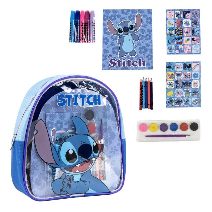 Set papeleria mochila Stitch Disney Frikytopia