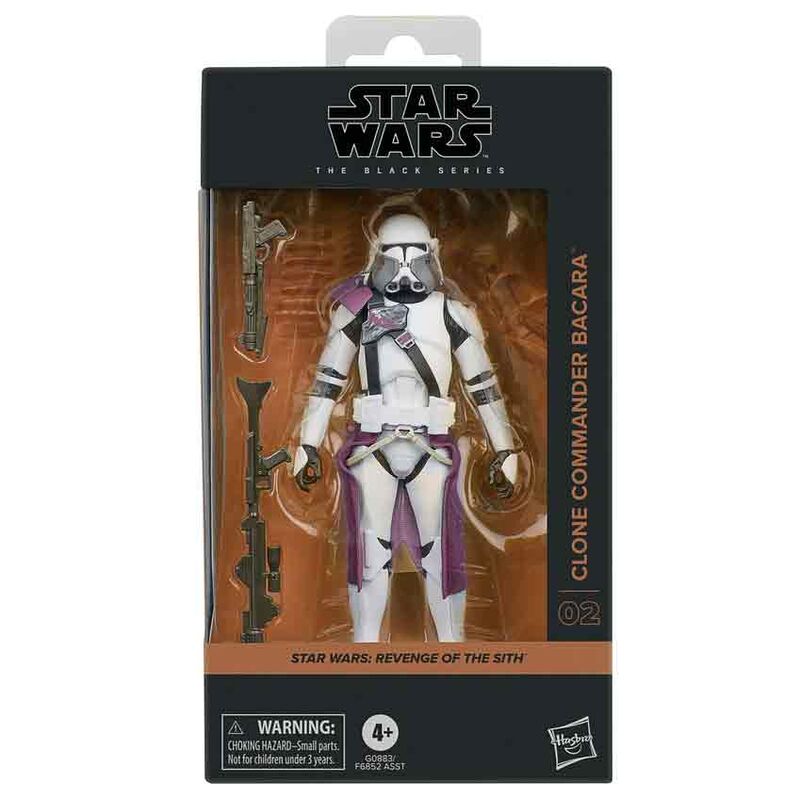 Figura hasbro star wars revenge of the sith the black series clone commander bacara Frikytopia
