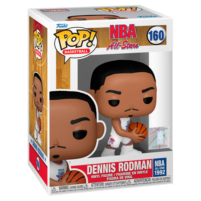 NBA Legends POP! Sports Vinyl Figura Dennis Rodman (1992) 9 cm Frikytopia