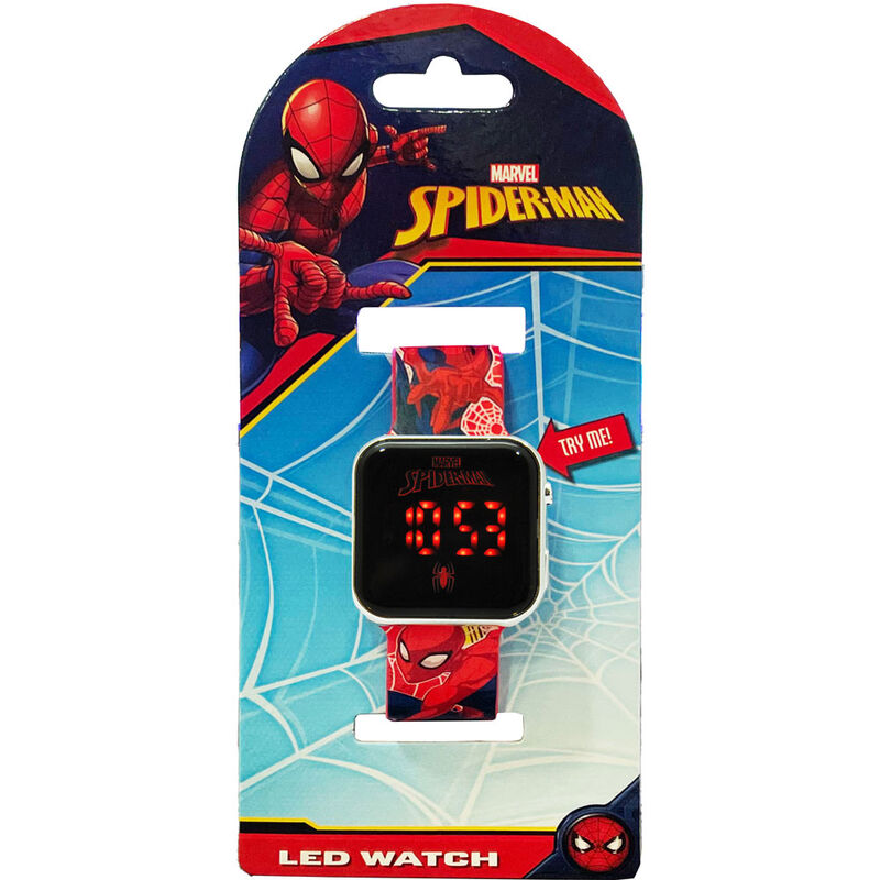 Reloj led Spiderman Marvel Frikytopia
