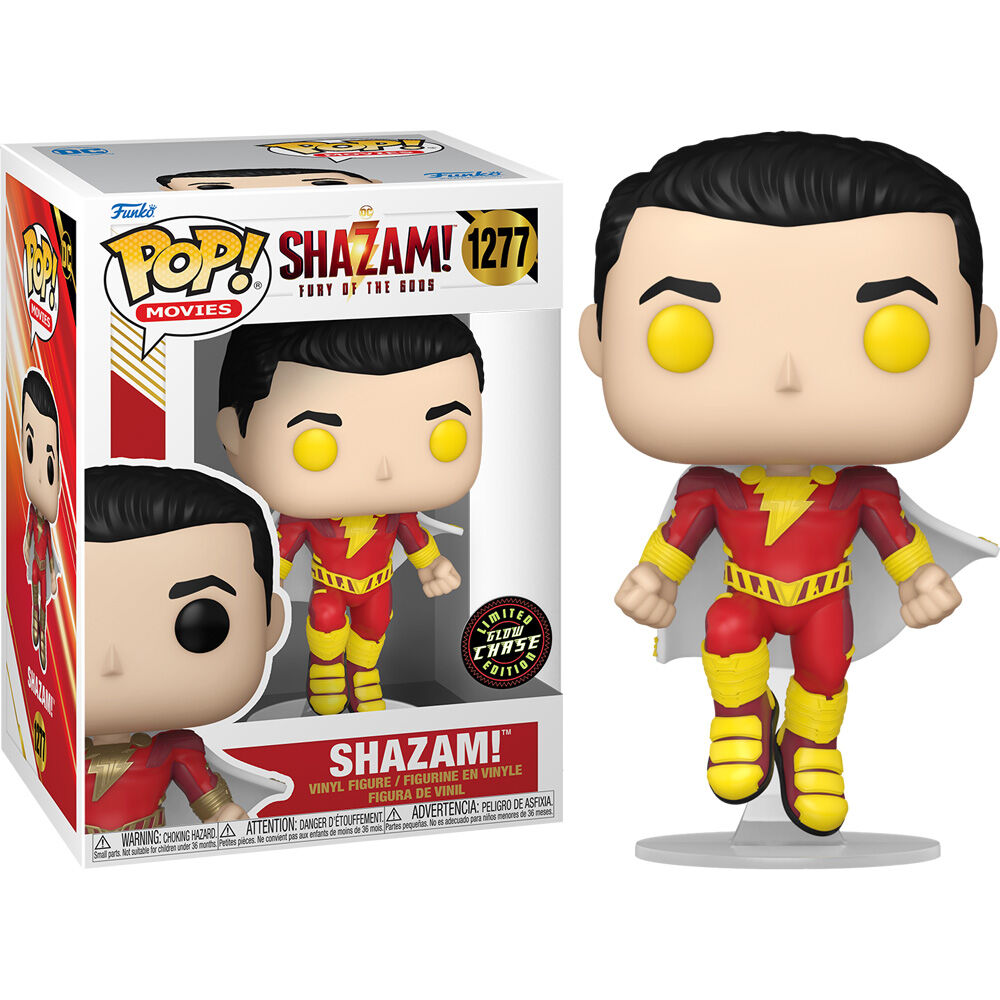Figura POP DC Comics Shazam! Fury of the Gods Shazam Chase Frikytopia