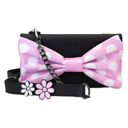 Disney By Loungefly Bandolera Minnie Floral Rock The Dots