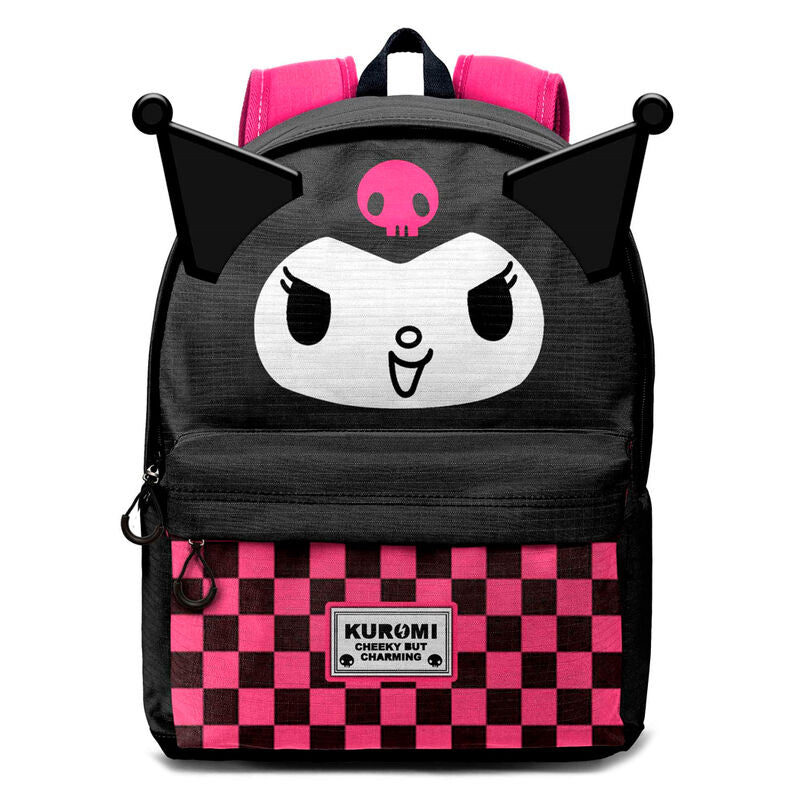Sanrio Fan HS Mochila Kuromi Chess 2.2 Black Frikytopia