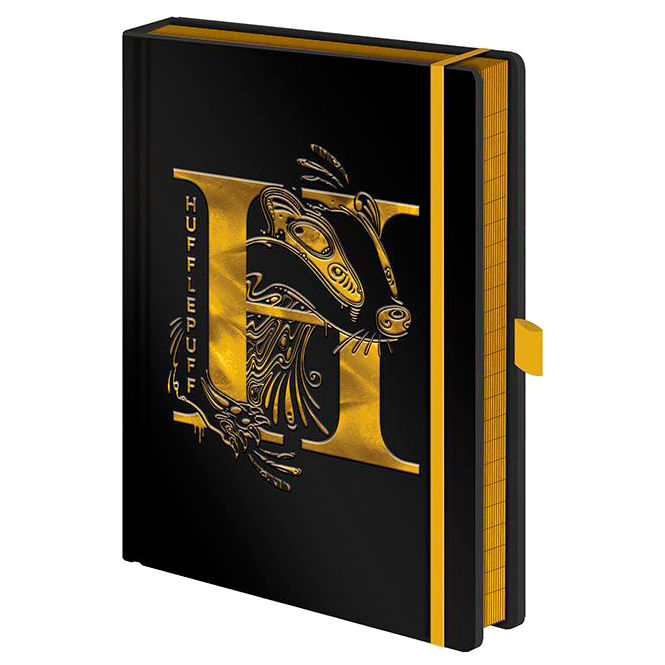 Harry Potter Libreta Premium A5 Hufflepuff Foil Frikytopia