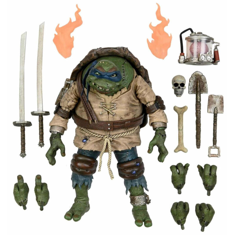 Figura Ultimate Leonardo As Hunchback Tortugas Ninja 18 cm