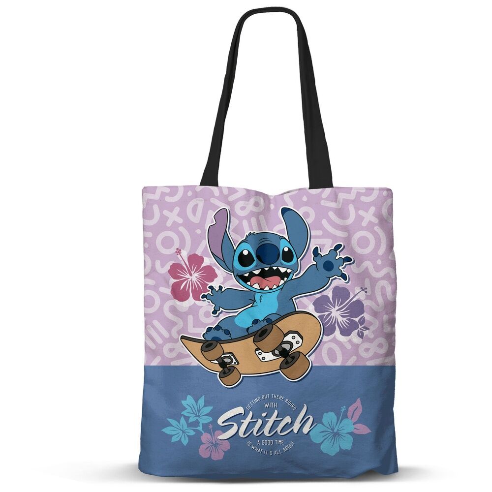 Bolsa Shopping Skate Stitch Disney 40 cm Frikytopia