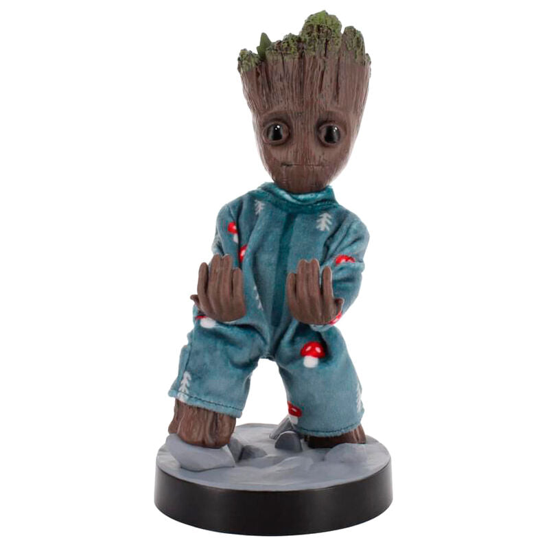 Cable Guy Soporte Sujecion Groot en Pijama Guardianes de la Galaxia Marvel 20 cm Frikytopia