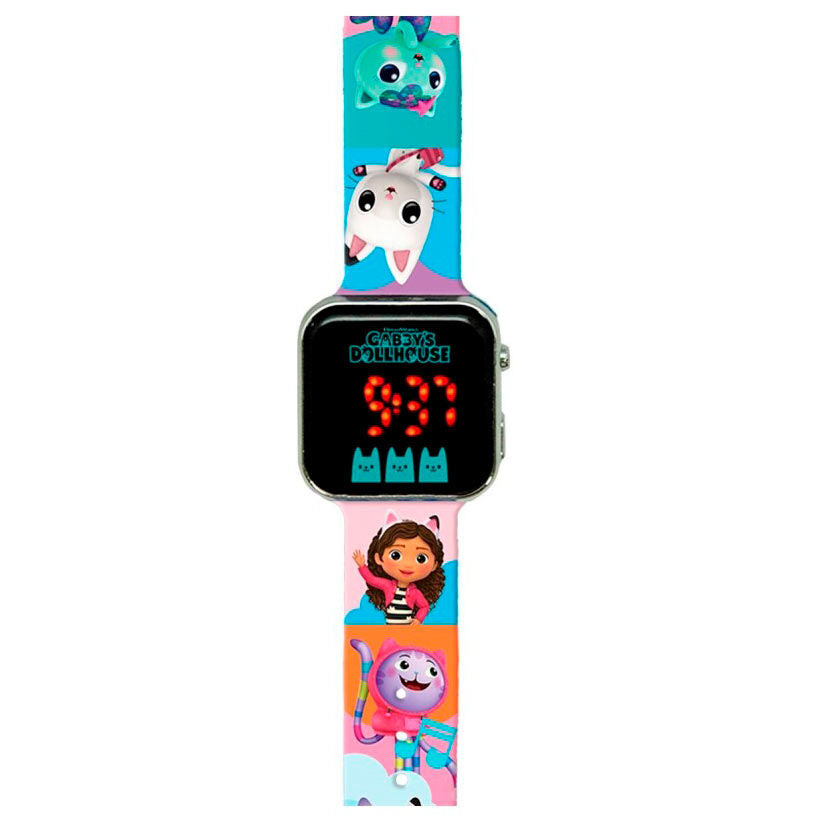 Reloj led La Casa de Muñecas de Gabby Frikytopia