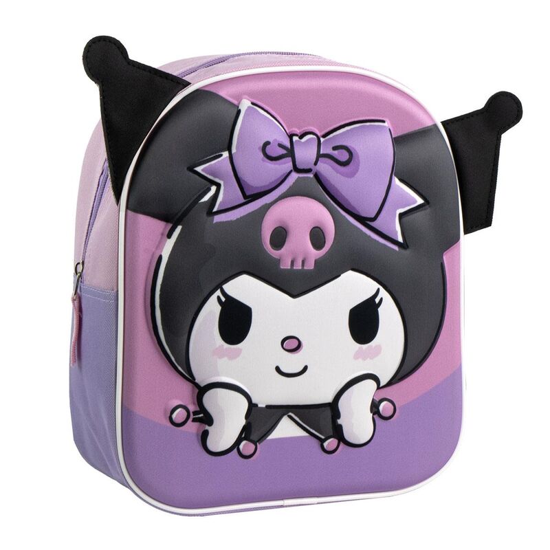 Mochila 3D Kuromi Hello Kitty 28 cm Frikytopia