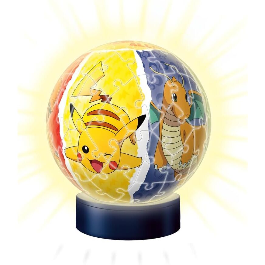 Puzzle 3d ravensburger nightlamp pokemon