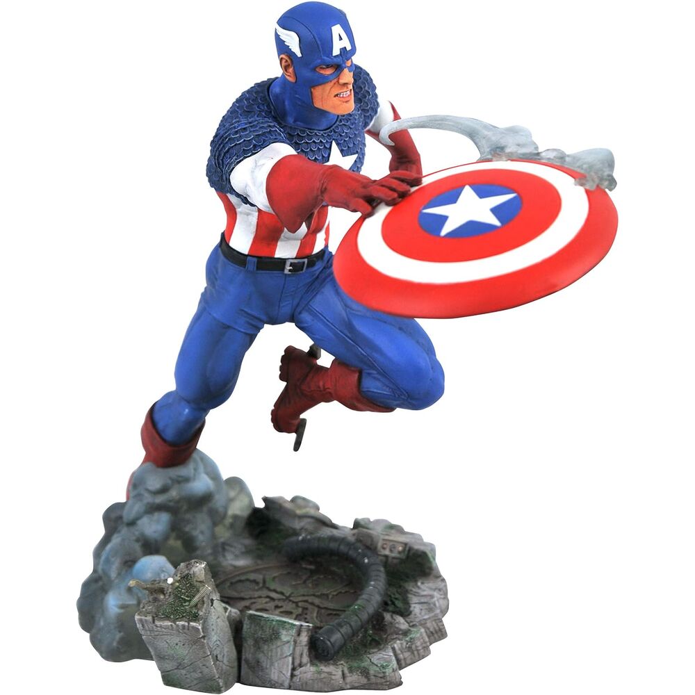 Estatua Capitan America Marvel Comic Gallery 25 cm
