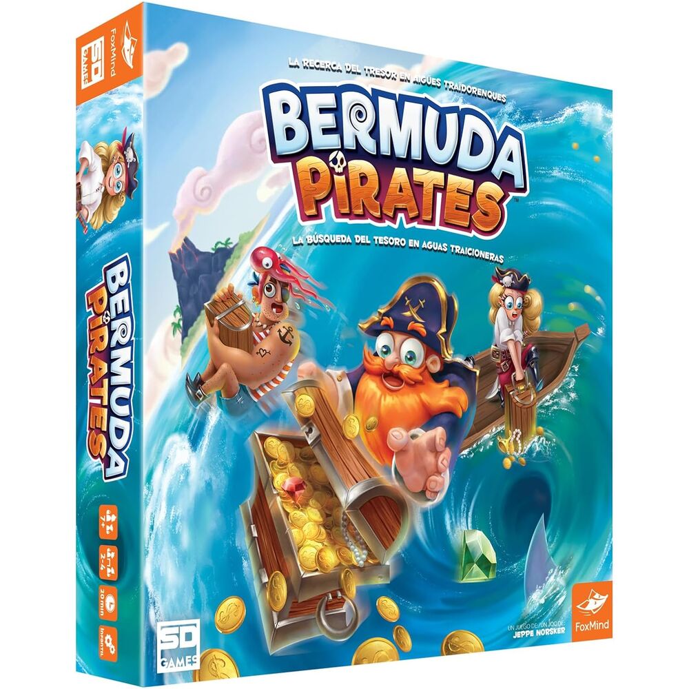 Juego de mesa Bermuda Piratas español Frikytopia