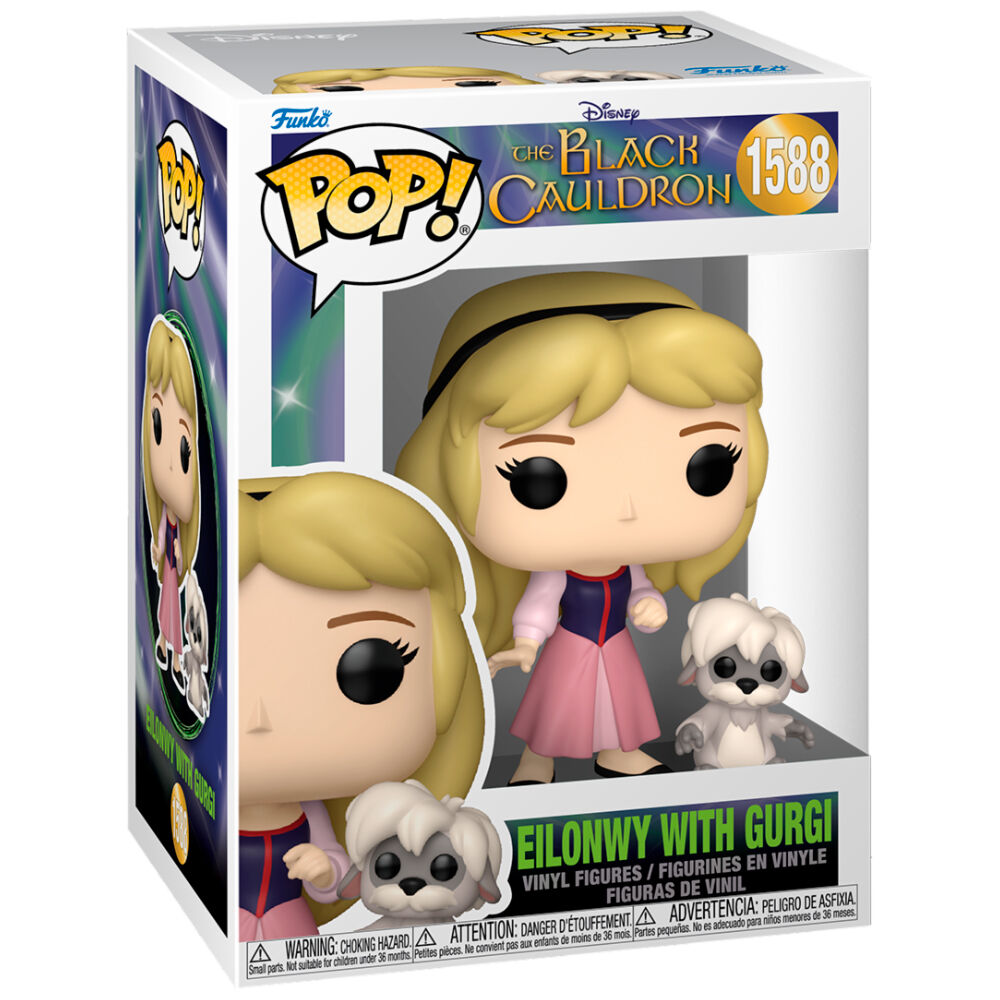 Taron y el caldero mágico Figura POP! Disney Vinyl Eilonwy w/Gurgi 9 cm Frikytopia