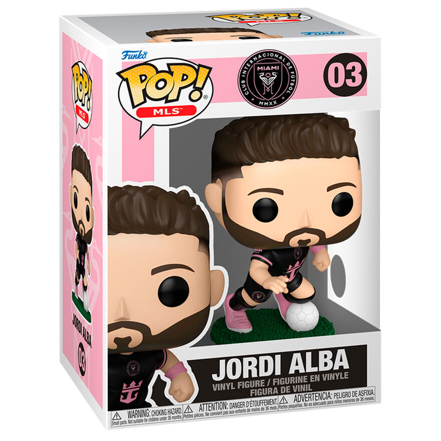 MLS POP! Sports Vinyl Figura Inter Miami- Jordi Alba(away) 9 cm Frikytopia