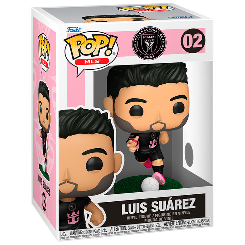 MLS POP! Sports Vinyl Figura Inter Miami- Luis Suarez(away) 9 cm Frikytopia