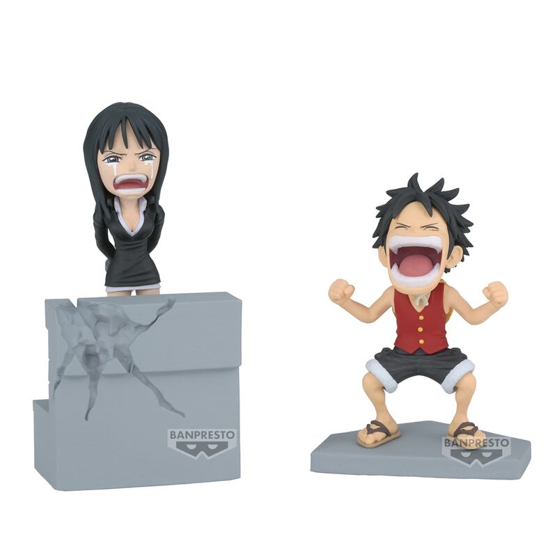 Figura Banpresto One Piece World Collectable Log Stories Luffy & Robin 10 cm Frikytopia